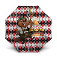 Oktoberfest Beaver Umbrella On My Wurst Behaviour - Wonder Print Shop