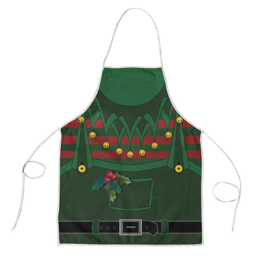 Christmas Elf Costume Apron Santa’s Little Helper Outfit - Wonder Print Shop