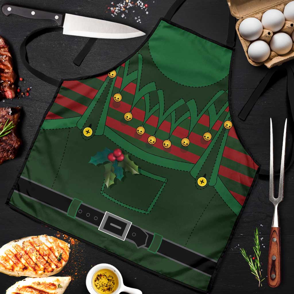 Christmas Elf Costume Apron Santa’s Little Helper Outfit - Wonder Print Shop