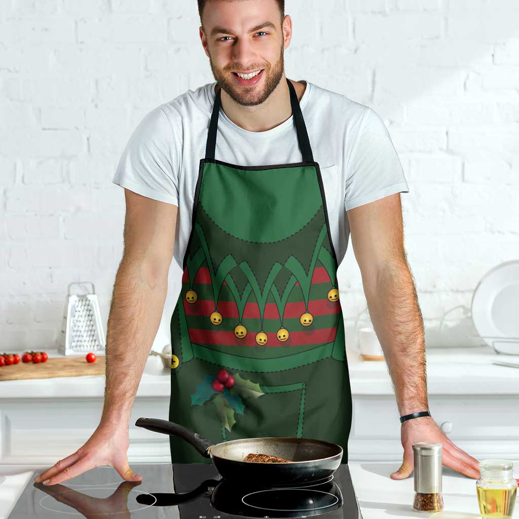 Christmas Elf Costume Apron Santa’s Little Helper Outfit - Wonder Print Shop