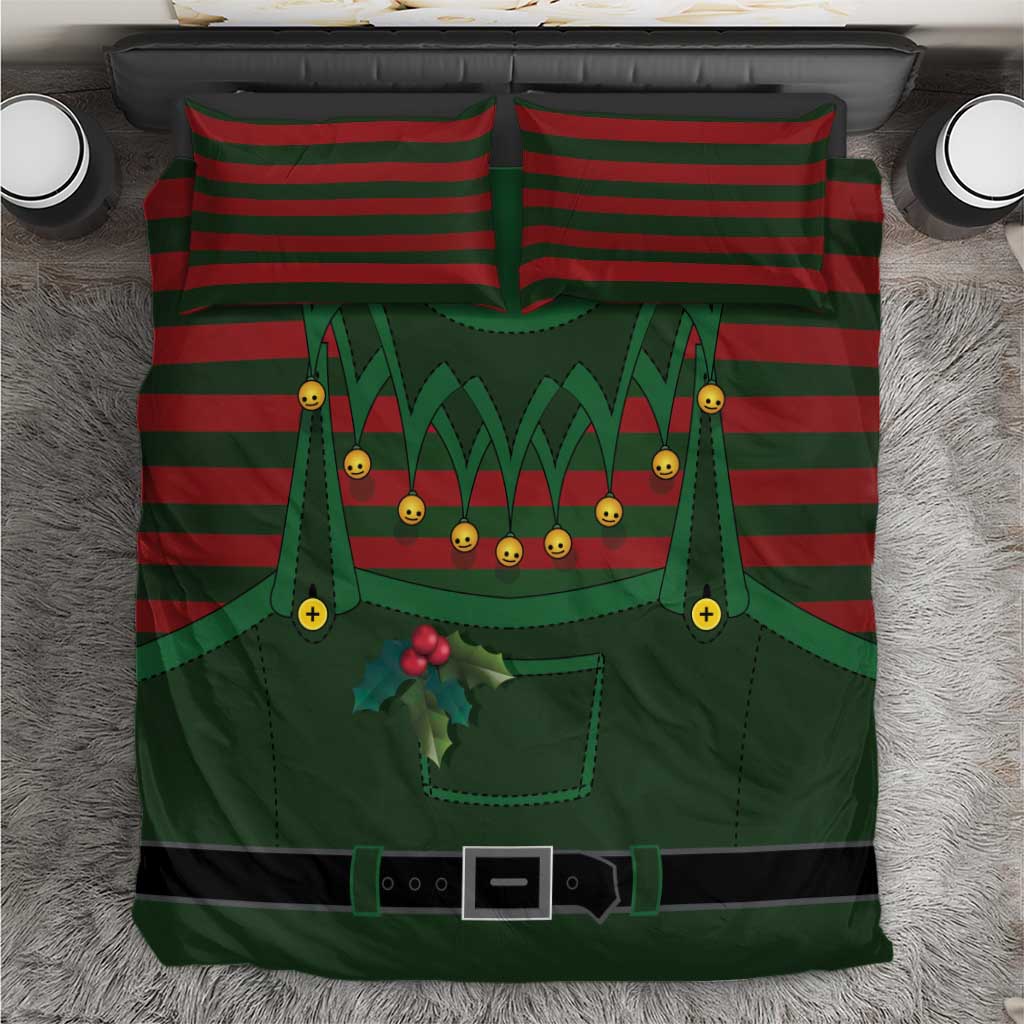 Christmas Elf Costume Bedding Set Santa’s Little Helper Outfit - Wonder Print Shop