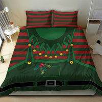 Christmas Elf Costume Bedding Set Santa’s Little Helper Outfit - Wonder Print Shop