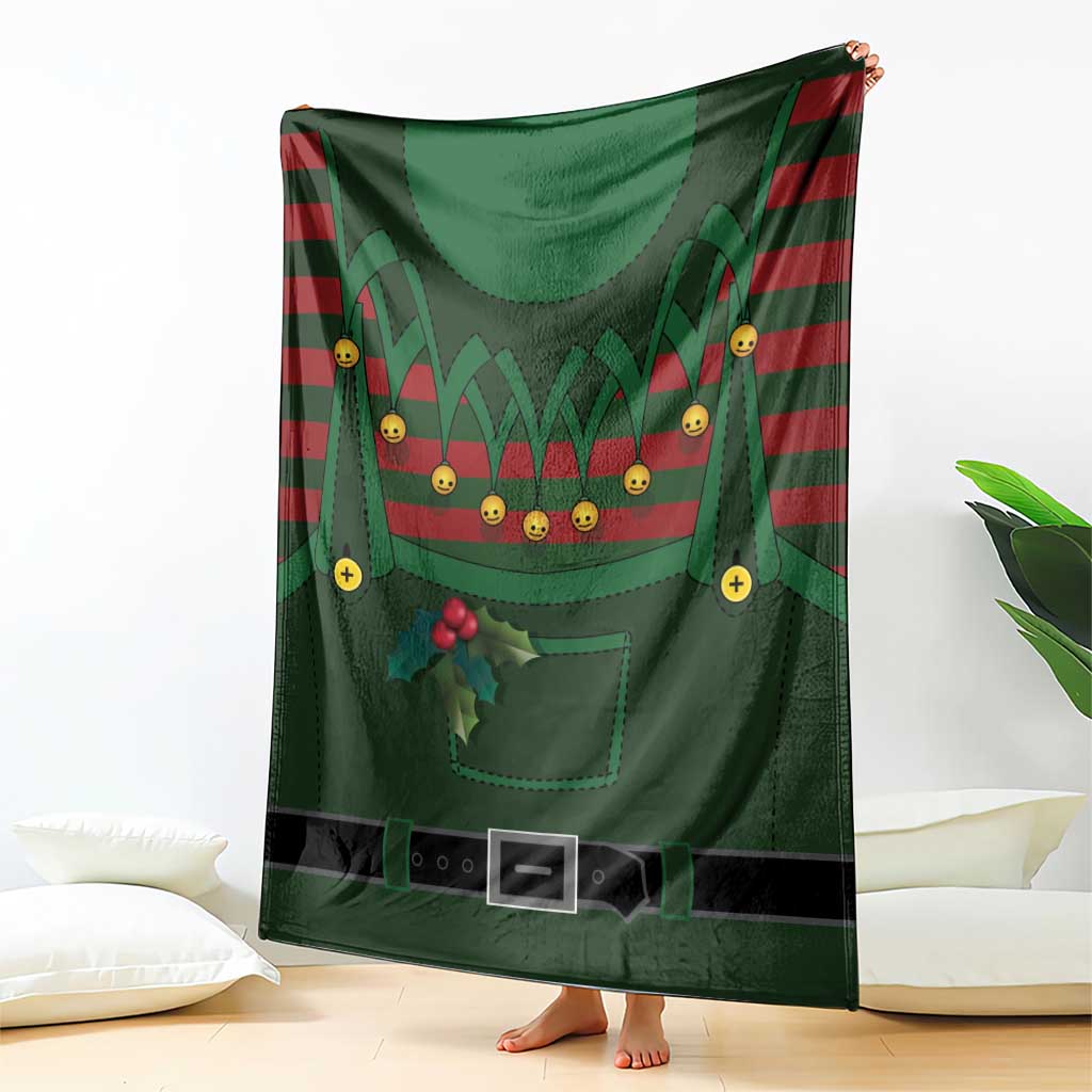 Christmas Elf Costume Blanket Santa’s Little Helper Outfit - Wonder Print Shop