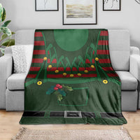 Christmas Elf Costume Blanket Santa’s Little Helper Outfit - Wonder Print Shop