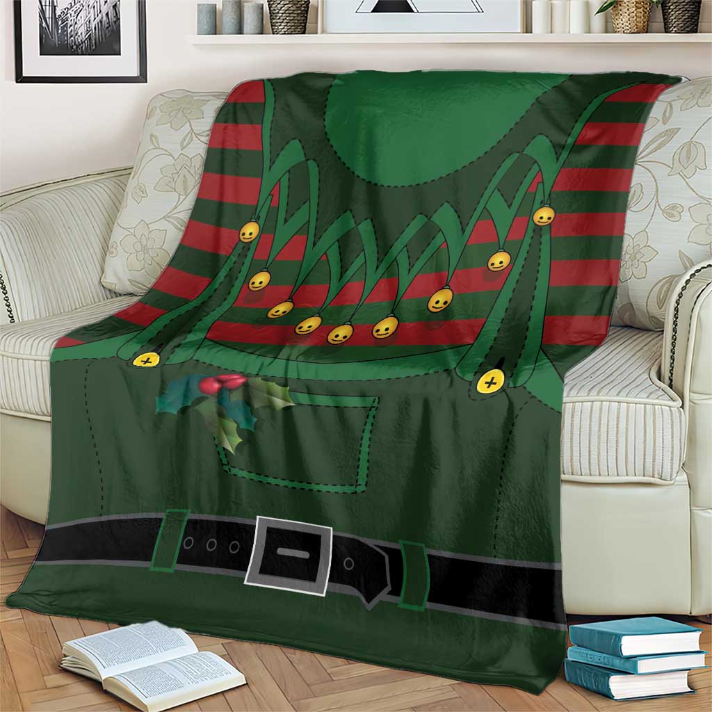 Christmas Elf Costume Blanket Santa’s Little Helper Outfit - Wonder Print Shop