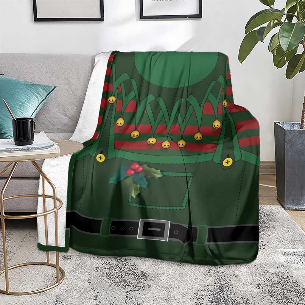 Christmas Elf Costume Blanket Santa’s Little Helper Outfit - Wonder Print Shop