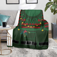 Christmas Elf Costume Blanket Santa’s Little Helper Outfit - Wonder Print Shop