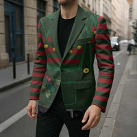 Christmas Elf Costume Blazer Santa’s Little Helper Outfit - Wonder Print Shop