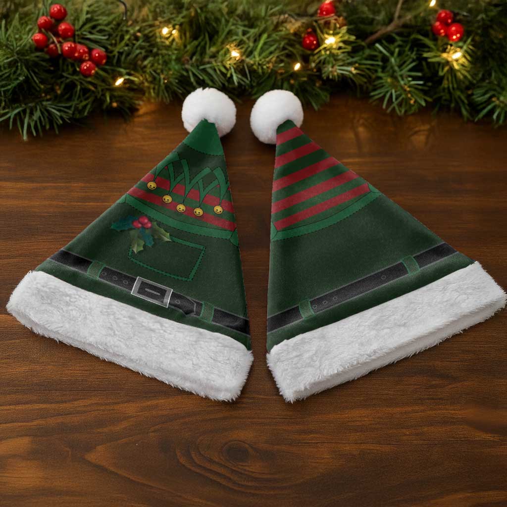 Christmas Elf Costume Christmas Santa Hat Santa’s Little Helper Outfit - Wonder Print Shop