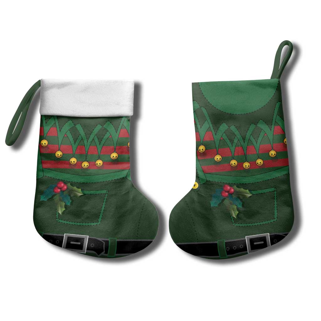 Christmas Elf Costume Christmas Stocking Santa’s Little Helper Outfit - Wonder Print Shop