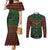 Christmas Elf Costume Couples Matching Mermaid Dress and Long Sleeve Button Shirt Santa’s Little Helper Outfit - Wonder Print Shop