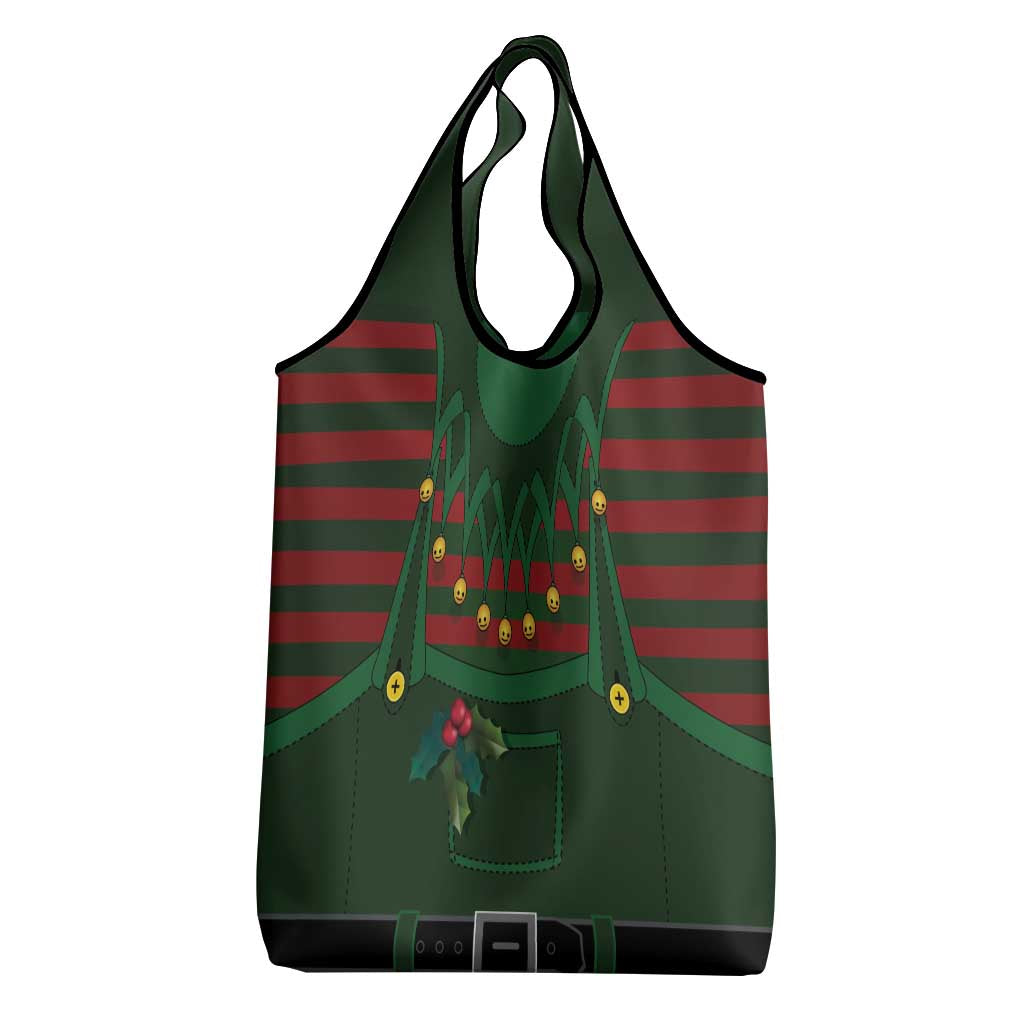 Christmas Elf Costume Grocery Bag Santa’s Little Helper Outfit - Wonder Print Shop