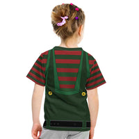 Christmas Elf Costume Kid T Shirt Santa’s Little Helper Outfit - Wonder Print Shop