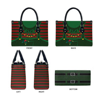 Christmas Elf Costume Leather Bag Santa’s Little Helper Outfit - Wonder Print Shop