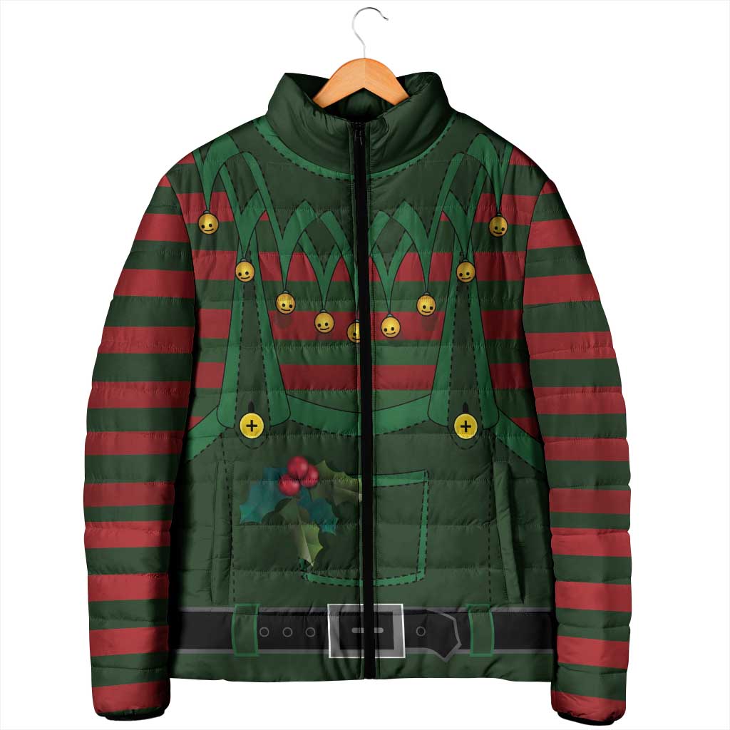 Christmas Elf Costume Padded Jacket Santa’s Little Helper Outfit - Wonder Print Shop