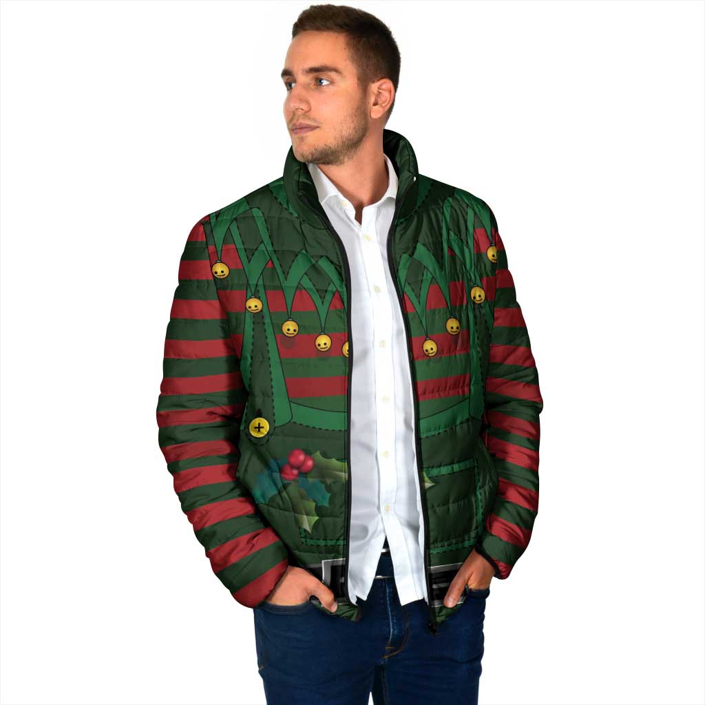 Christmas Elf Costume Padded Jacket Santa’s Little Helper Outfit - Wonder Print Shop