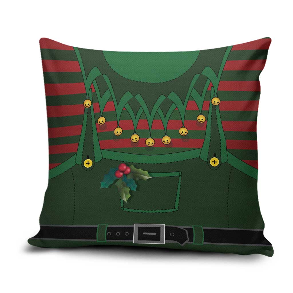Christmas Elf Costume Pillow Cover Santa’s Little Helper Outfit - Wonder Print Shop