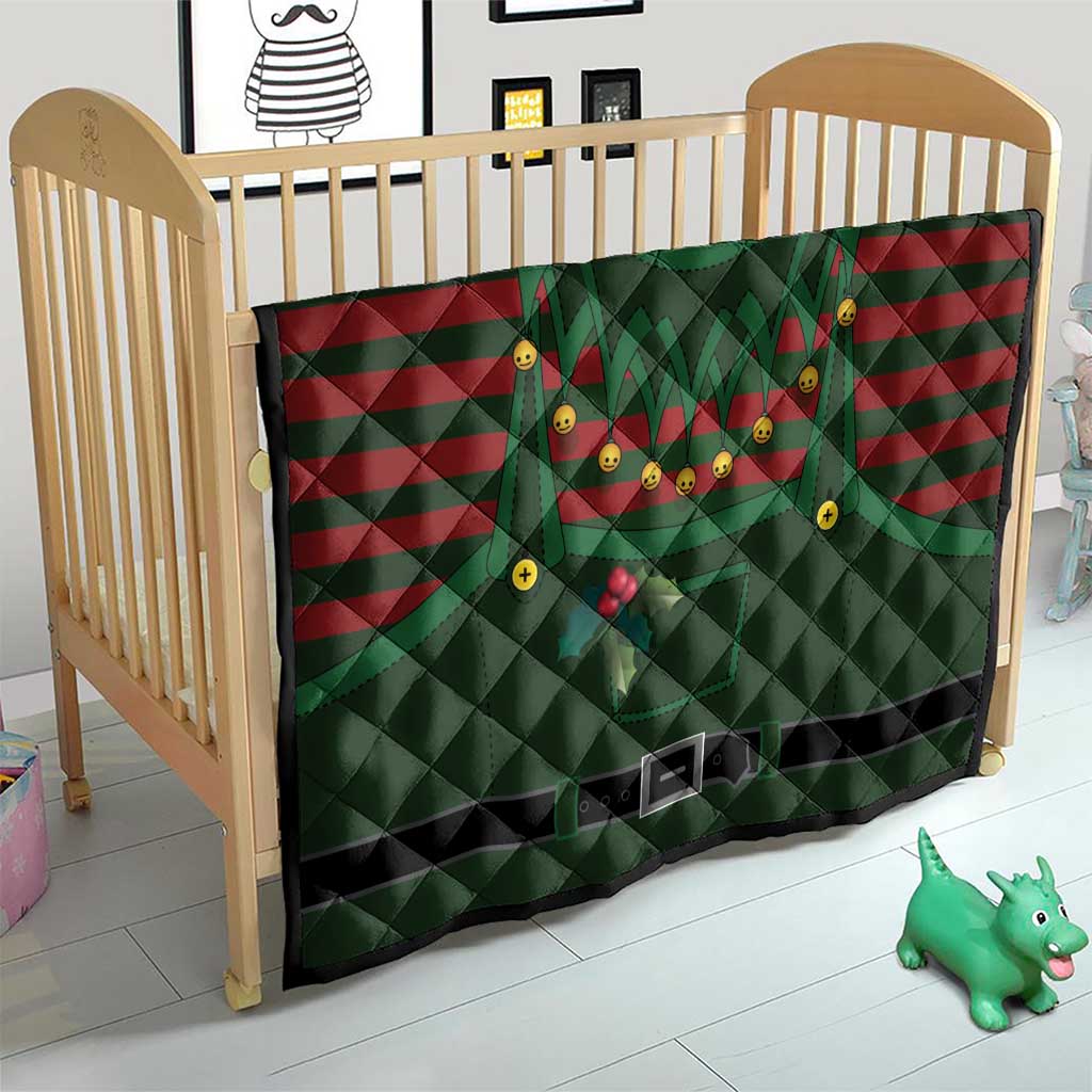 Christmas Elf Costume Quilt Santa’s Little Helper Outfit - Wonder Print Shop