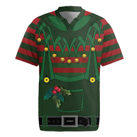 Christmas Elf Costume Rugby Jersey Santa’s Little Helper Outfit - Wonder Print Shop