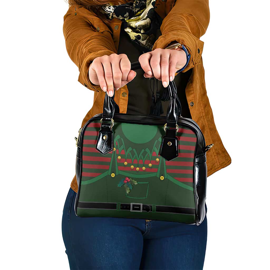 Christmas Elf Costume Shoulder Handbag Santa’s Little Helper Outfit - Wonder Print Shop