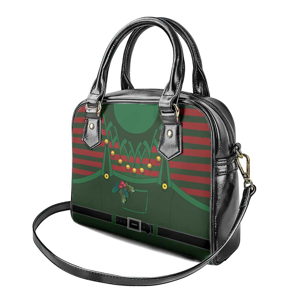 Christmas Elf Costume Shoulder Handbag Santa’s Little Helper Outfit - Wonder Print Shop