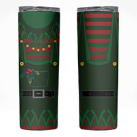 Christmas Elf Costume Skinny Tumbler Santa’s Little Helper Outfit - Wonder Print Shop