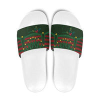 Christmas Elf Costume Slide Sandals Santa’s Little Helper Outfit - Wonder Print Shop