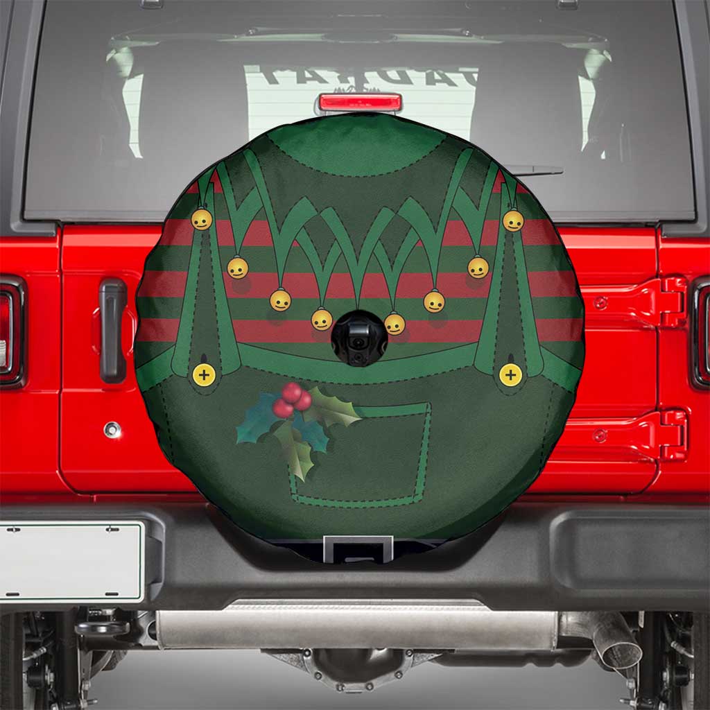 Christmas Elf Costume Spare Tire Cover Santa’s Little Helper Outfit - Wonder Print Shop