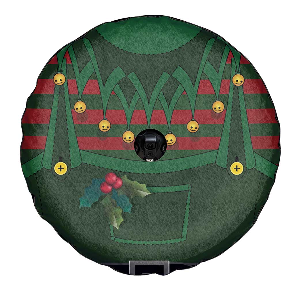 Christmas Elf Costume Spare Tire Cover Santa’s Little Helper Outfit - Wonder Print Shop