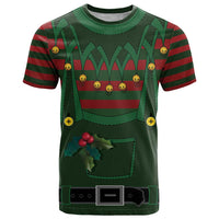 Christmas Elf Costume T Shirt Santa’s Little Helper Outfit - Wonder Print Shop