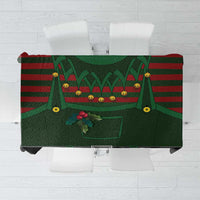 Christmas Elf Costume Tablecloth Santa’s Little Helper Outfit - Wonder Print Shop