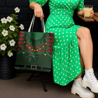 Christmas Elf Costume Tote Bag Santa’s Little Helper Outfit - Wonder Print Shop