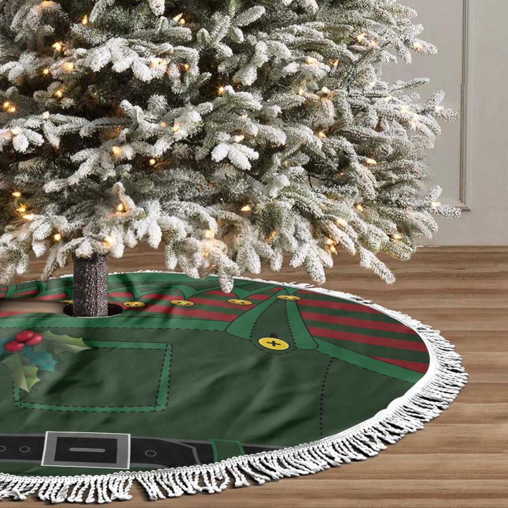 Christmas Elf Costume Tree Skirt Santa’s Little Helper Outfit - Wonder Print Shop