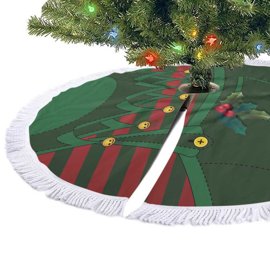 Christmas Elf Costume Tree Skirt Santa’s Little Helper Outfit - Wonder Print Shop