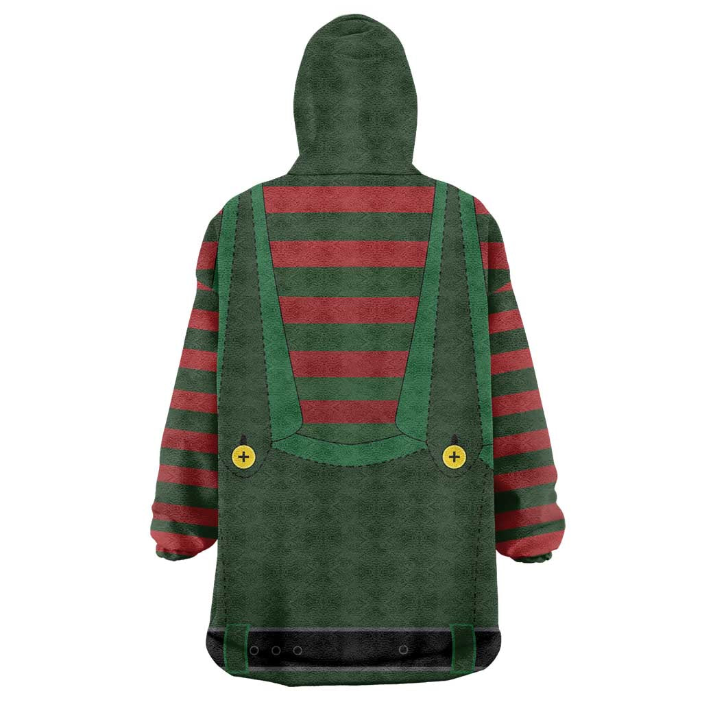 Christmas Elf Costume Wearable Blanket Hoodie Santa’s Little Helper Outfit - Wonder Print Shop