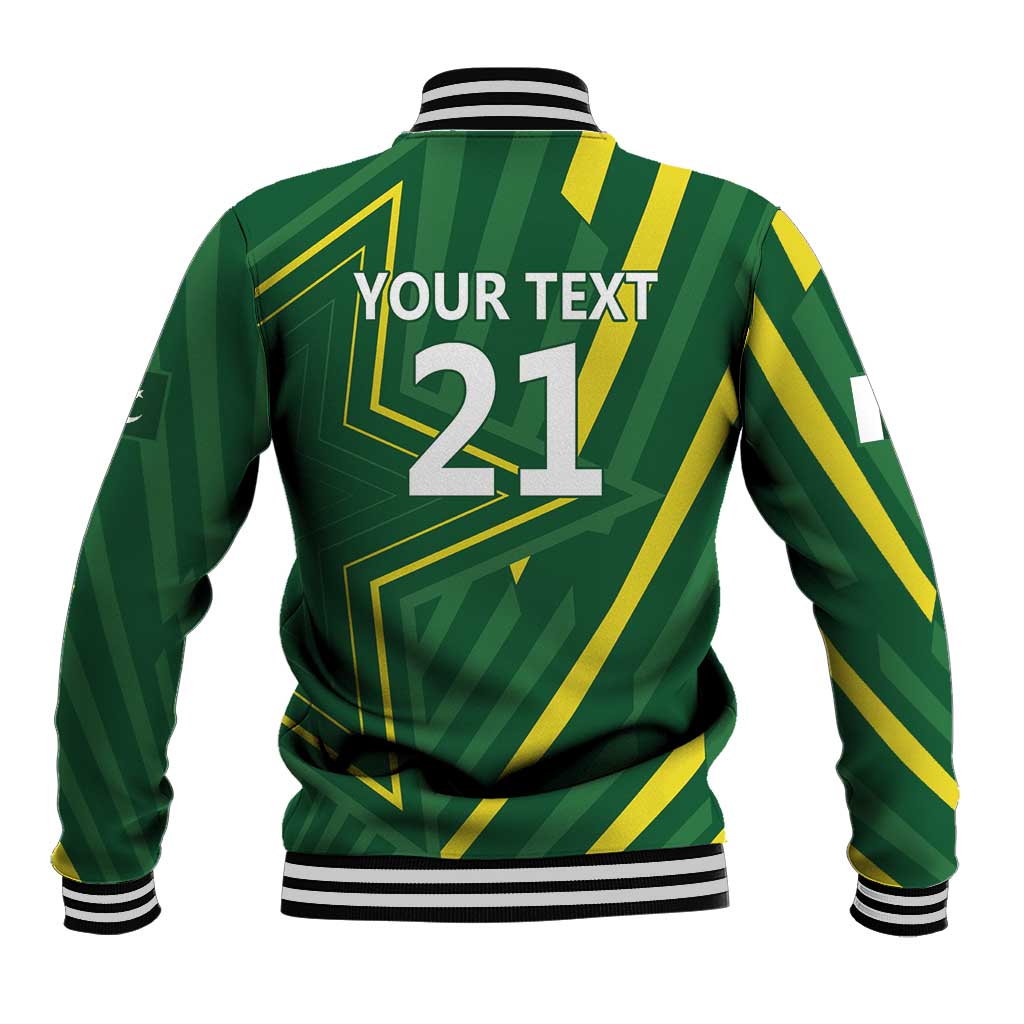 Pakistan Cricket Custom Baseball Jacket Shaheen Falcon Go Champions LT9 - Wonder Print Shop