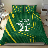 Pakistan Cricket Custom Bedding Set Shaheen Falcon Go Champions LT9 - Wonder Print Shop