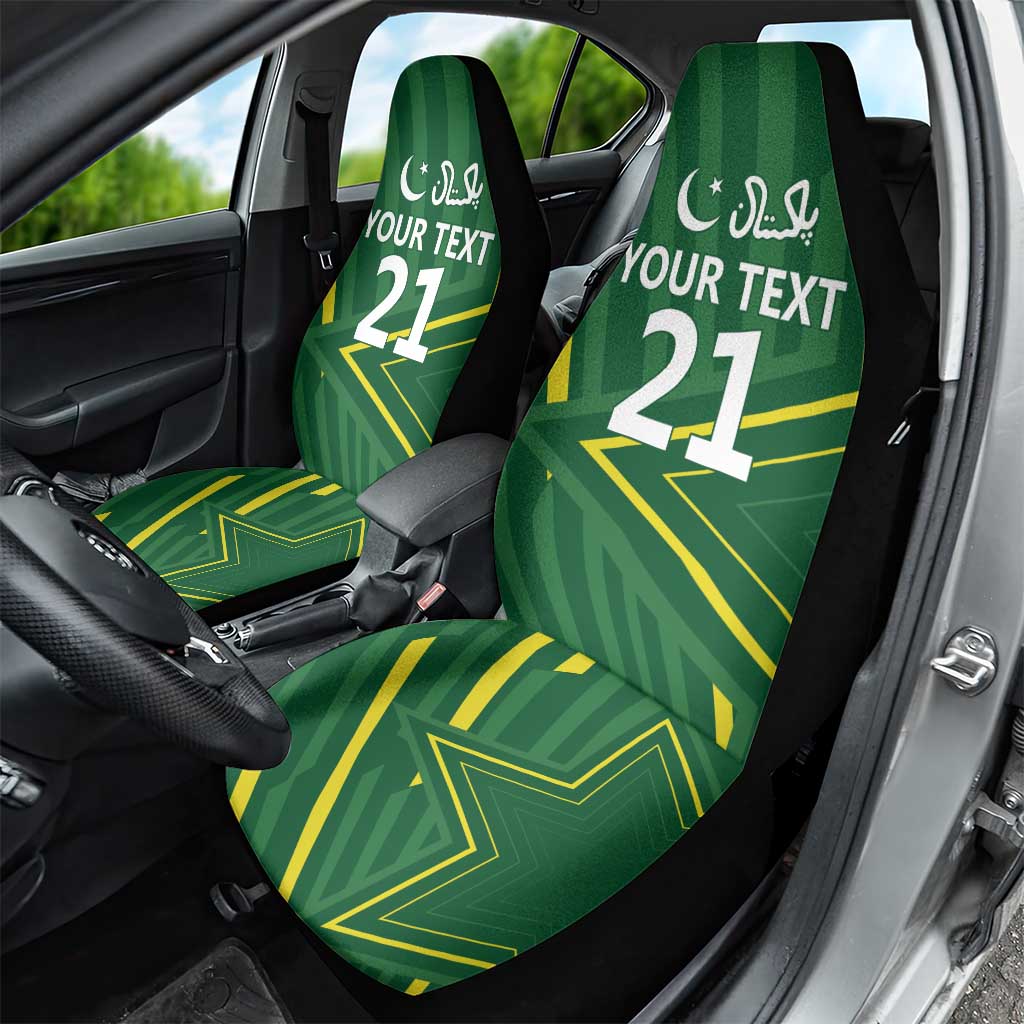 Pakistan Cricket Custom Car Seat Cover Shaheen Falcon Go Champions LT9 - Wonder Print Shop