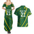 Pakistan Cricket Custom Couples Matching Summer Maxi Dress and Hawaiian Shirt Shaheen Falcon Go Champions LT9 - Wonder Print Shop