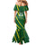 Pakistan Cricket Custom Family Matching Mermaid Dress and Hawaiian Shirt Shaheen Falcon Go Champions LT9 - Wonder Print Shop
