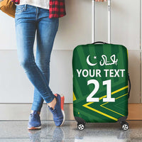 Pakistan Cricket Custom Luggage Cover Shaheen Falcon Go Champions - Wonder Print Shop