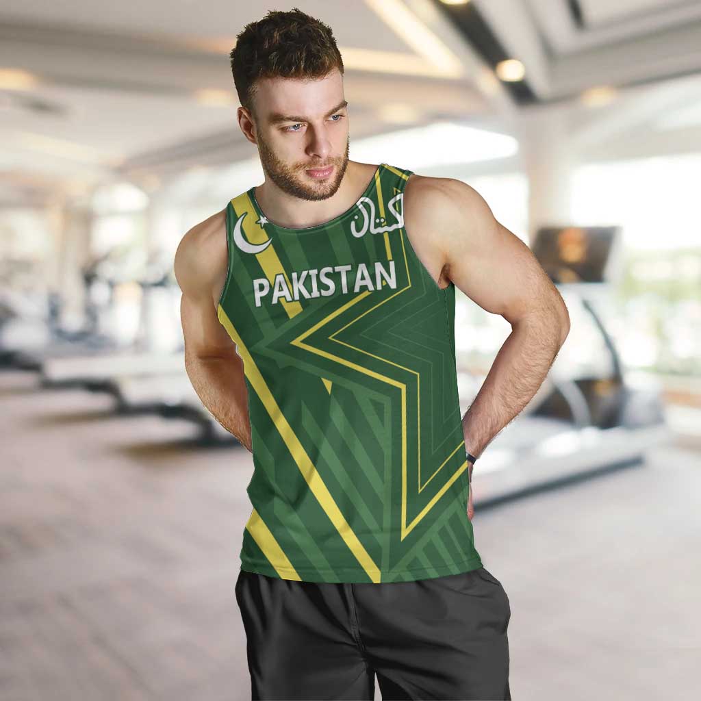 Pakistan Cricket Custom Men Tank Top Shaheen Falcon Go Champions - Wonder Print Shop