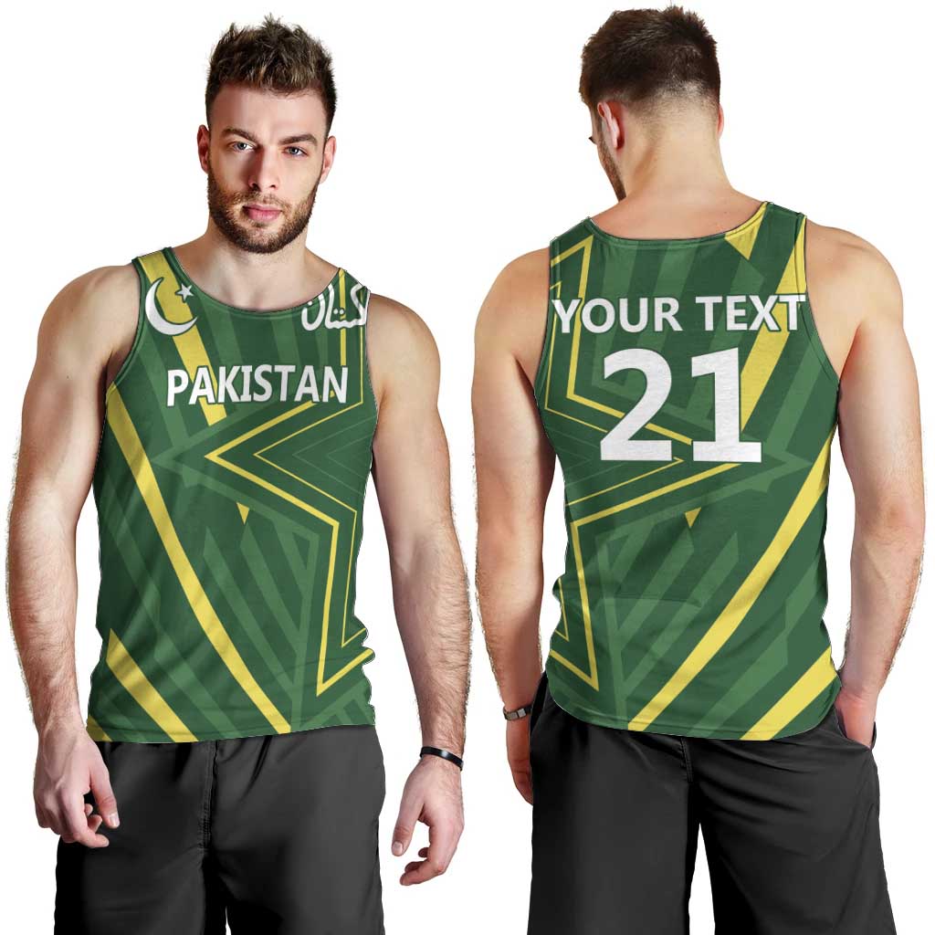 Pakistan Cricket Custom Men Tank Top Shaheen Falcon Go Champions - Wonder Print Shop