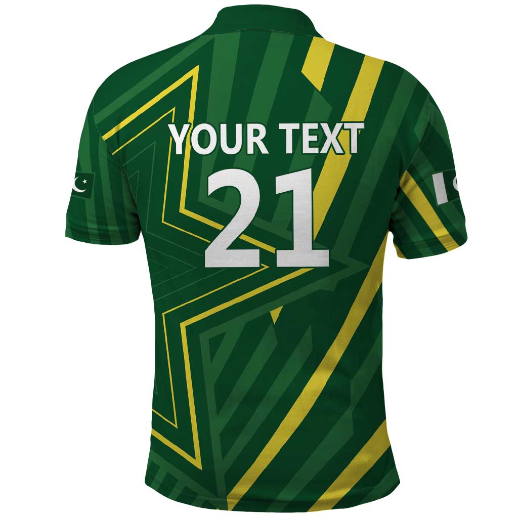 Pakistan Cricket Custom Polo Shirt Shaheen Falcon Go Champions - Wonder Print Shop