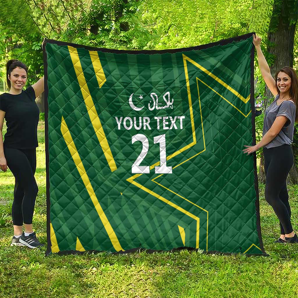 Pakistan Cricket Custom Quilt Shaheen Falcon Go Champions - Wonder Print Shop