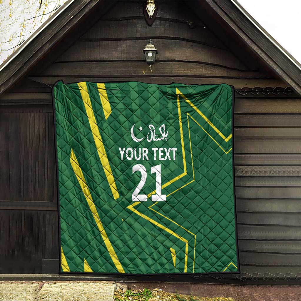 Pakistan Cricket Custom Quilt Shaheen Falcon Go Champions - Wonder Print Shop