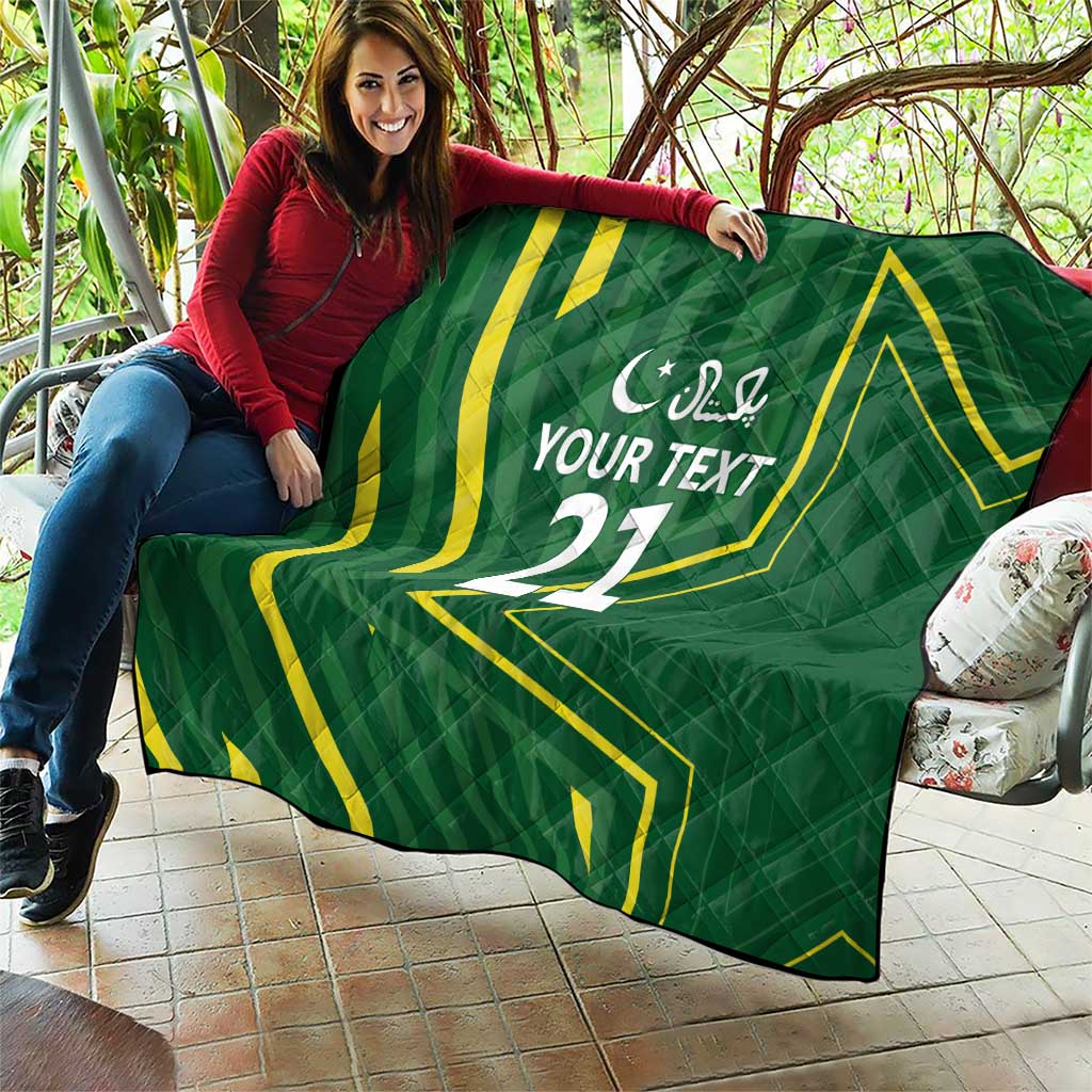 Pakistan Cricket Custom Quilt Shaheen Falcon Go Champions - Wonder Print Shop
