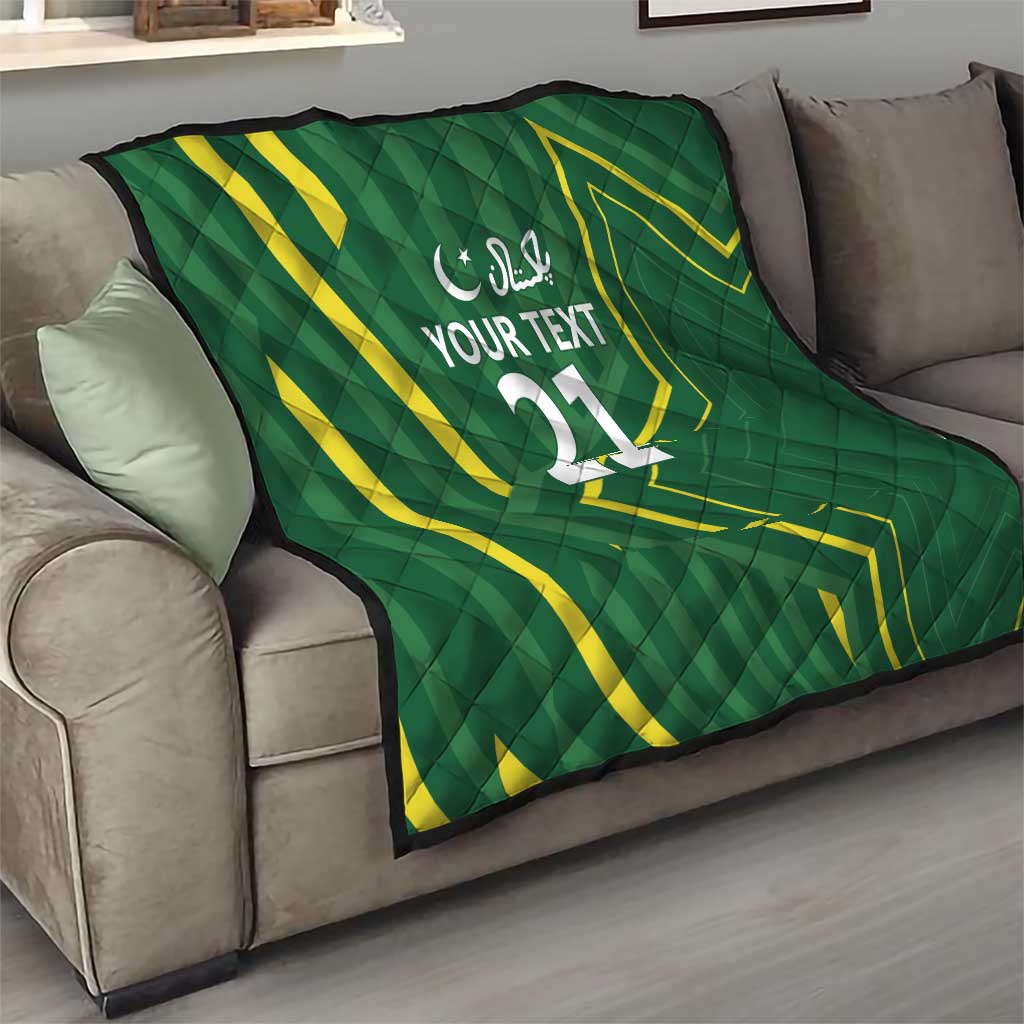 Pakistan Cricket Custom Quilt Shaheen Falcon Go Champions - Wonder Print Shop