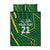 Pakistan Cricket Custom Quilt Bed Set Shaheen Falcon Go Champions - Wonder Print Shop
