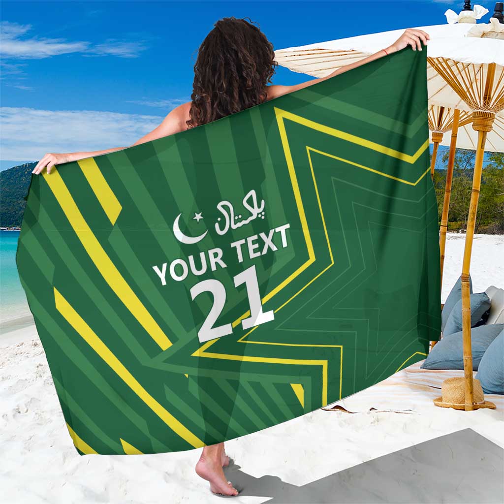 Pakistan Cricket Custom Sarong Shaheen Falcon Go Champions - Wonder Print Shop